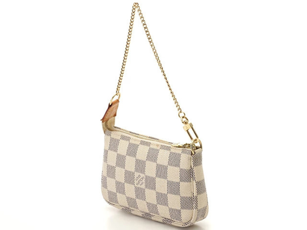 Louis Vuitton Azur White Damier Pochette Accessoires White